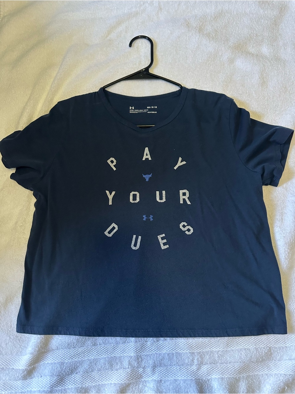 Under Armour Navy 'Pay Your Dues' Short Sleeve Performance Tee